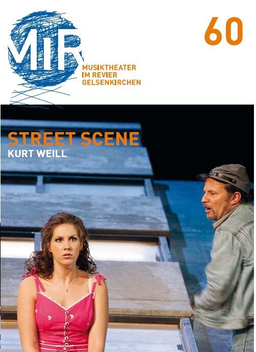 Programmheft zu "Street Scene" von Kurt Weill (Titelseite)