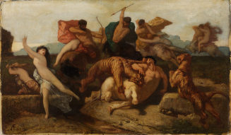 Anselm Feuerbach, Kentaurenkampf, 1856/57, Kunstpalast, Düsseldorf, Inv.-Nr. M 4297