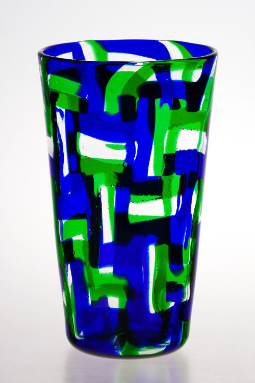 Salviati & C. (Ausführung), Mosaikglas-Vase, um 1960–1970