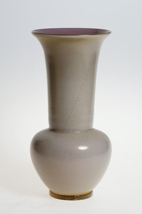 Venini & C. (Ausführung), Balustervase aus der "laguna"-Glasserie, frühe 1930er-Jahre