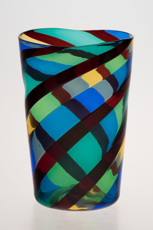 Fulvio Bianconi (Entwurf), Vase "fasce ritorte", um 1951