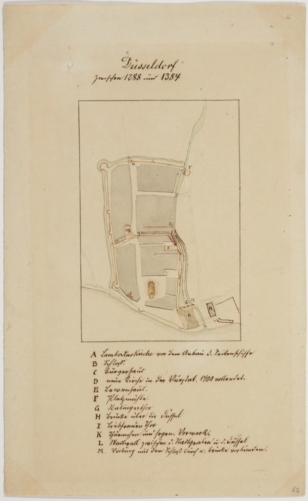 Düsseldorf zwischen 1288 und 1384