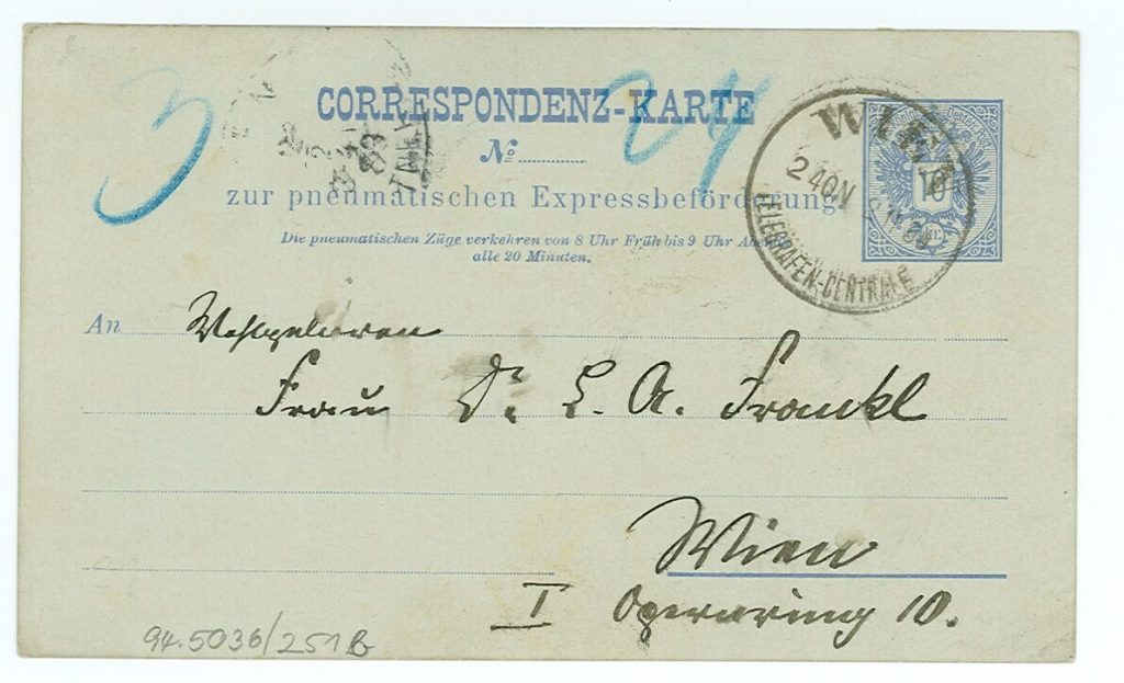 Postkarte von Ludwig Ganghofer
