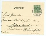 Postkarte von Ernst von Wildenbruch