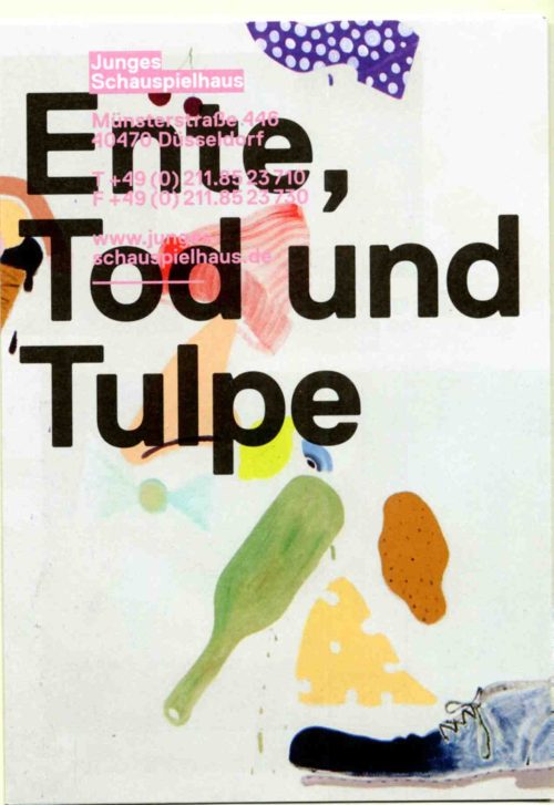 Programmheft "Ente, Tod und Tulpe" nach dem Bilderbuch von Wolf Erlbruch 