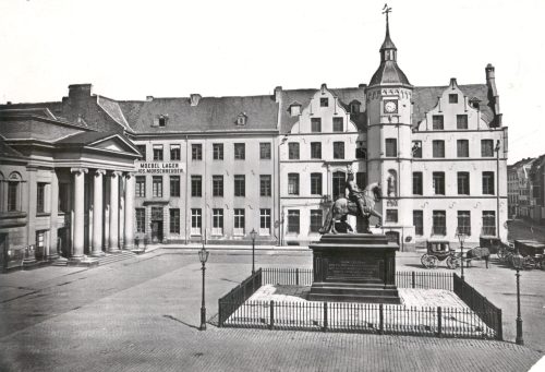 Rathaus in Düsseldorf, 1871