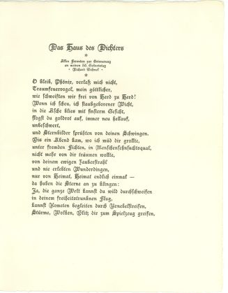 Gedicht von Richard Dehmel