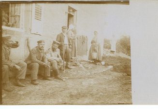 Fotopostkarte u.a. von Karl Liebknecht