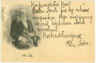 Postkarte von Felix Dahn