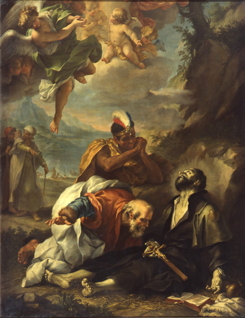 Lodovico Mazzanti, Der Tod des hl. Franz Xaver, 1730/40, Kunstpalast, Düsseldorf, Inv.-Nr. M 14 ...