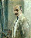 Max Liebermann, Selbstbildnis mit Pinsel und Palette, 1913, Kunstpalast, Düsseldorf, Inv.-Nr. M ...