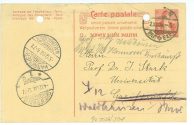 Briefkarte von Albert Einstein