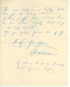 3.Seite des Briefes von Börris Freiherr von Münchhausen