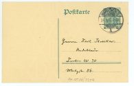 Postkarte von Johannes Trojan