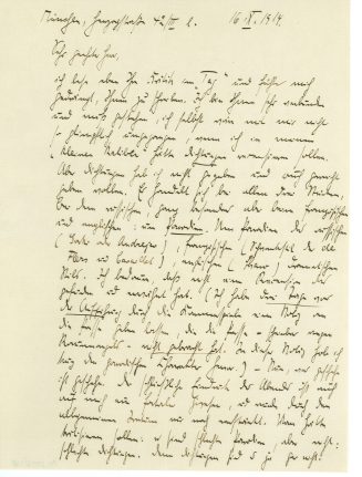 Brief von Klabund
