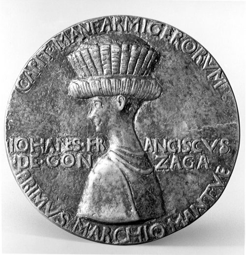 Antonio di Puccio Pisano gen. Pisanello (Künstler*in), Medaille Gianfrancesco Gonzaga I., um 1439