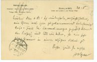 Postkarte von Alfred Polgar