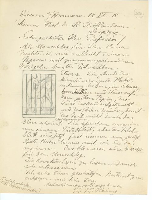 Brief von Thomas Theodor Heine