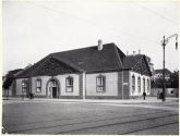 historische Aufnahme: Die Orangerie von Wilhelm Kreis von NW, nach 1910: Über der Längsfront de ...