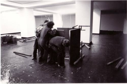 Benjamin Katz (Künstler*in), Richard Serra, Ausstellung "Westkunst", 1981