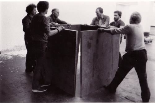 Benjamin Katz (Künstler*in), Richard Serra, Ausstellung "Westkunst", 1981