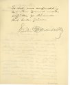 Brief von Mechthilde Fürstin von Lichnowsky