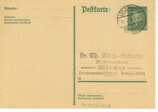 Postkarte von Helene Voigt-Diederichs