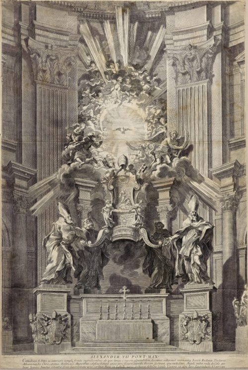 Giovanni Lorenzo Bernini (Erfinder*in), Die Cathedra Petri im Dom von St. Peter, 1666