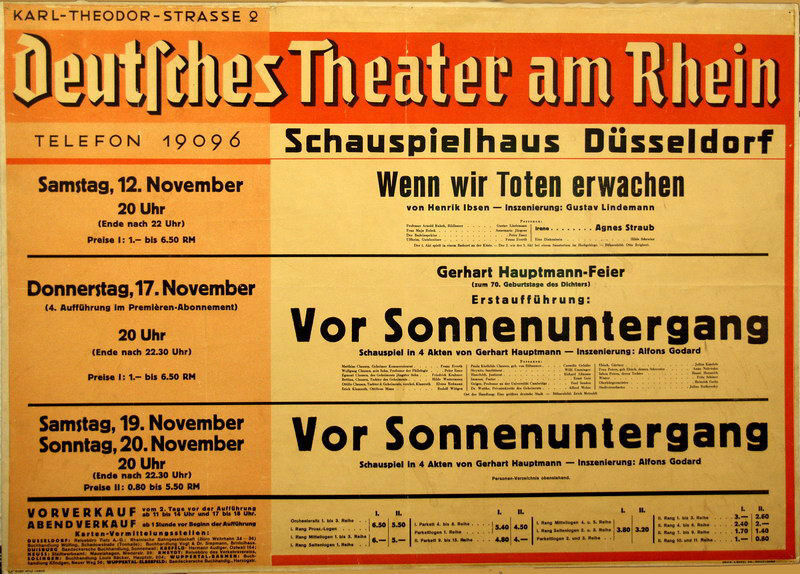 Dt. Theater am Rhein 1932