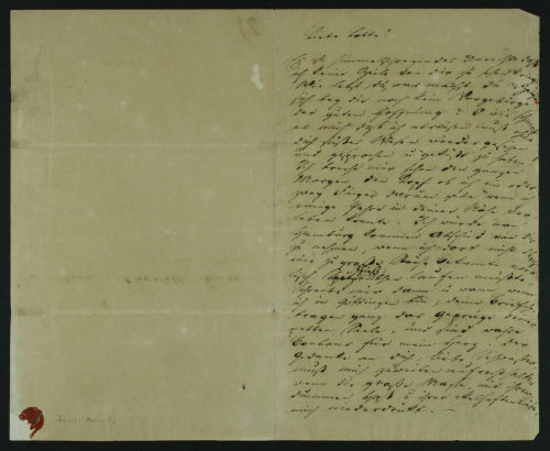 Heinrich Heine (Absender*in), Korrespondenz von Heinrich Heine an Charlotte Embden, 26.12.1823