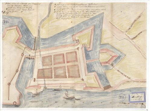 Adolf von Kamp (Zeichner*in), Plan der Zitadelle, 1623