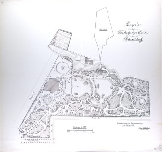 Lageplan des Düsseldorfer Zoos