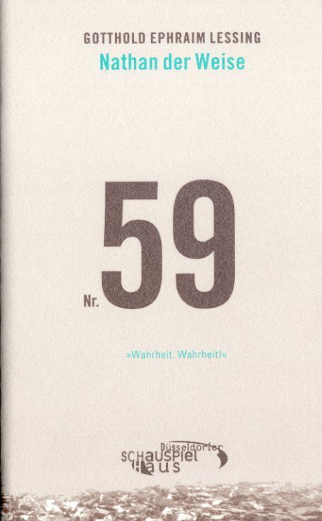 Programmheft "Nathan der Weise" von Gotthold Ephraim Lessing. Premiere am 17.9.2005 im Großen H ...