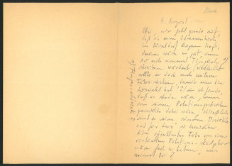 Korrespondenz von Heinz Mack an Otto Piene