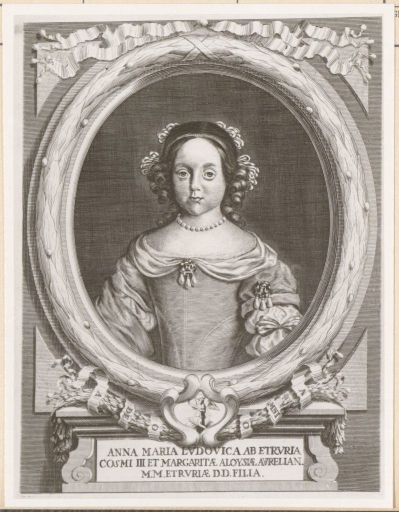 Anna Maria Luisa de' Medici als Kind