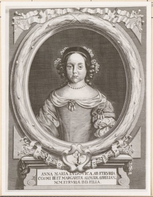 Anna Maria Luisa von Medici (Dargestellt), Anna Maria Luisa de' Medici als Kind, ca./ c. 1675