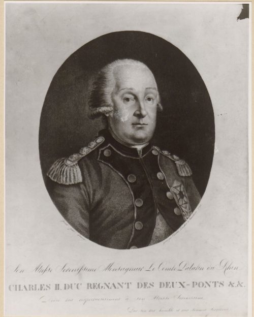 Charles Langlois (Künstler*in), Karl August Christian von Pfalz-Zweibrücken , 1794