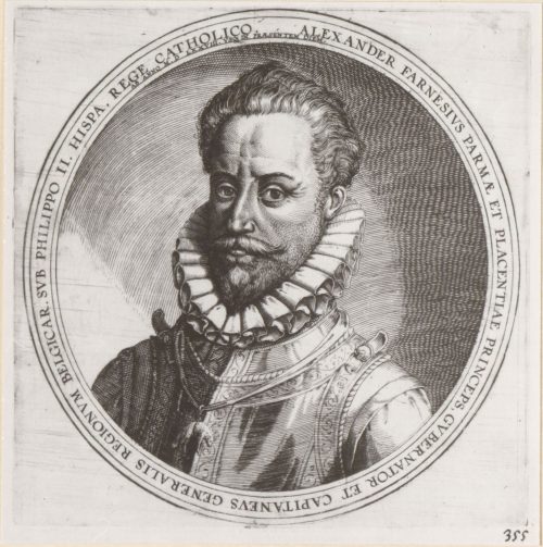 Alessandro Farnese (1545 - 1592), Herzog von Parma, zwischen 1578 und 1590