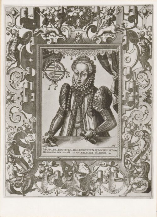 Abraham de Bruyn (Künstler*in), Maria (1531 - 1581), Erzherzogin von Österreich, Herzogin von Jülich-Kleve-Berg, 1572