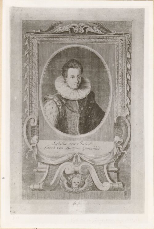 Unbekannt (Künstler*in), Sibylle (1557 - 1628), Herzogin von Jülich-Kleve-Berg, Markgräfin von Burgau, ca. 1720