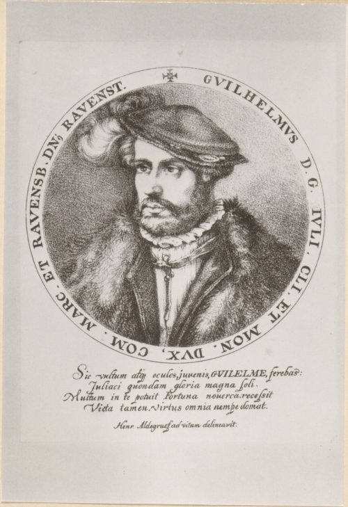 Heinrich Aldegrever (Künstler*in), Wilhelm V. (1516 - 1592), Herzog von Jülich-Kleve-Berg, Graf von Mark und Ravensberg, Herr von Ravenstein, 19. Jahrhundert/ Century