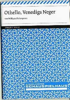 Programmheft "Venedigs Neger" von William Shakespeare