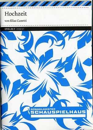 Programmheft Hochzeit von Elias Canetti 