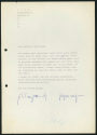 Korrespondenz von der Galerie Nota an Heinz Mack