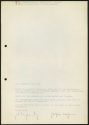Korrespondenz von der Galerie nota an Heinz Mack