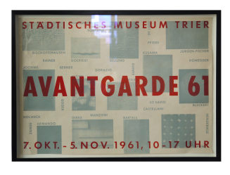 Avantgarde 61. Städtisches Museum Trier, 07.10.-05.11.1961