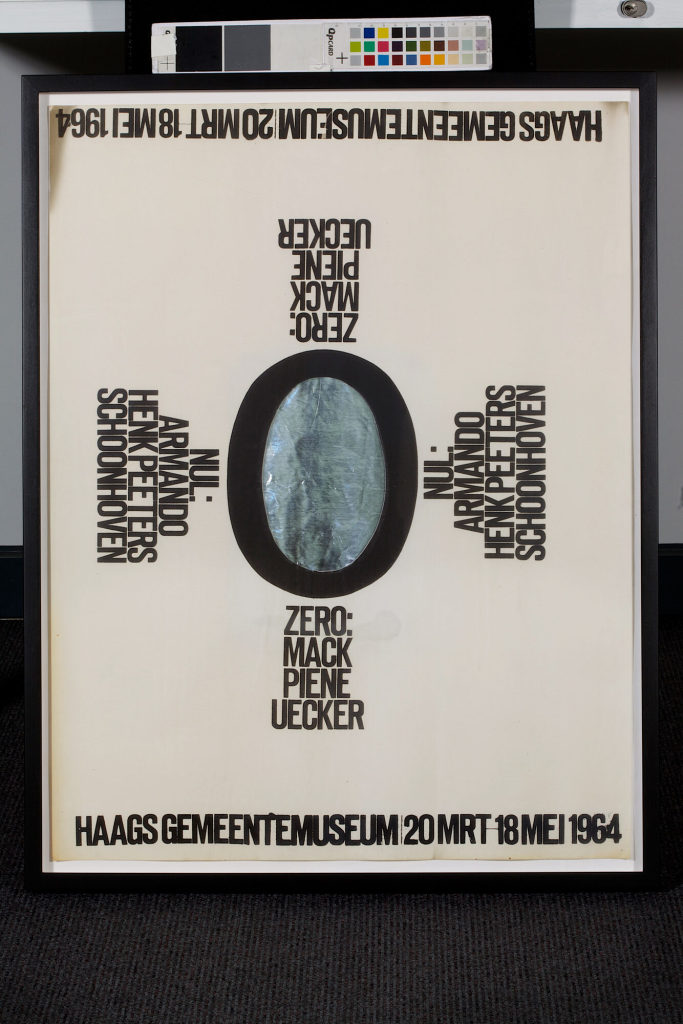 Zero-0-Nul. Mack, Piene, Uecker, Armando, Peeters, Schoonhoven. Gemeentemuseum Den Haag, 20.03.-18.05.1964