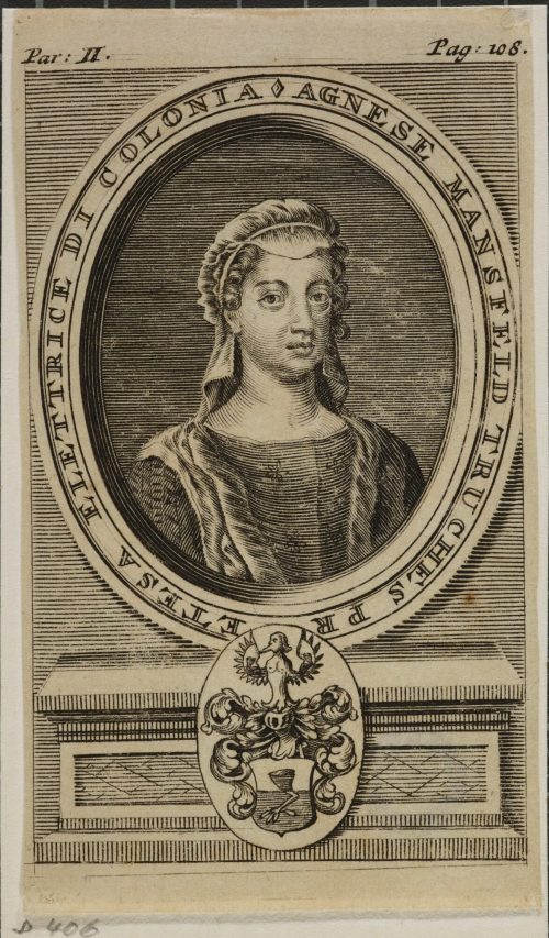 Unbekannt (Hersteller*in), Agnes von Mansfeld (1551-1637), 17. Jahrhundert/ Century