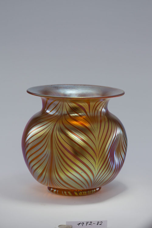 Glasfabrik Johann Lötz Witwe (Hersteller*in), Vase, Dekor Phänomen Gre 7501, 1898