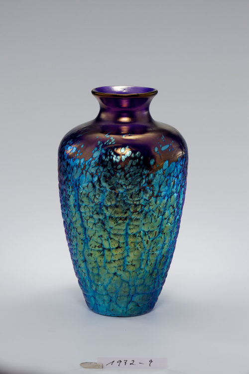 Glasfabrik Johann Lötz Witwe (Hersteller*in), Vase, Dekor Phänomen Gre 377, 1900